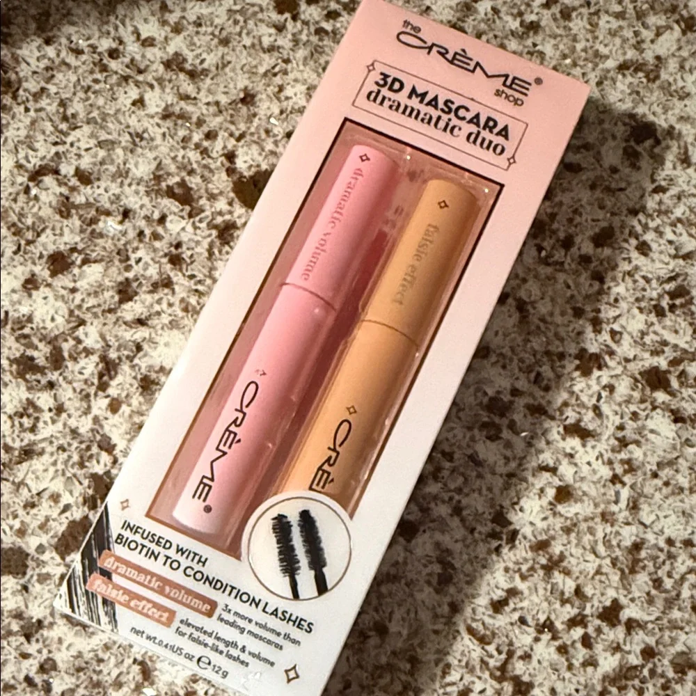The crème shop 3D Mascara Dramatic Duo waterproof black
